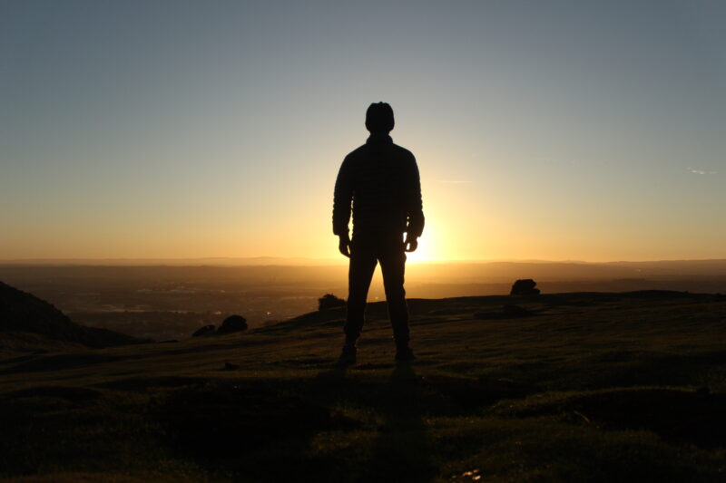 Sunrise at Arthur's Seat in Edinbrugh, Scotland