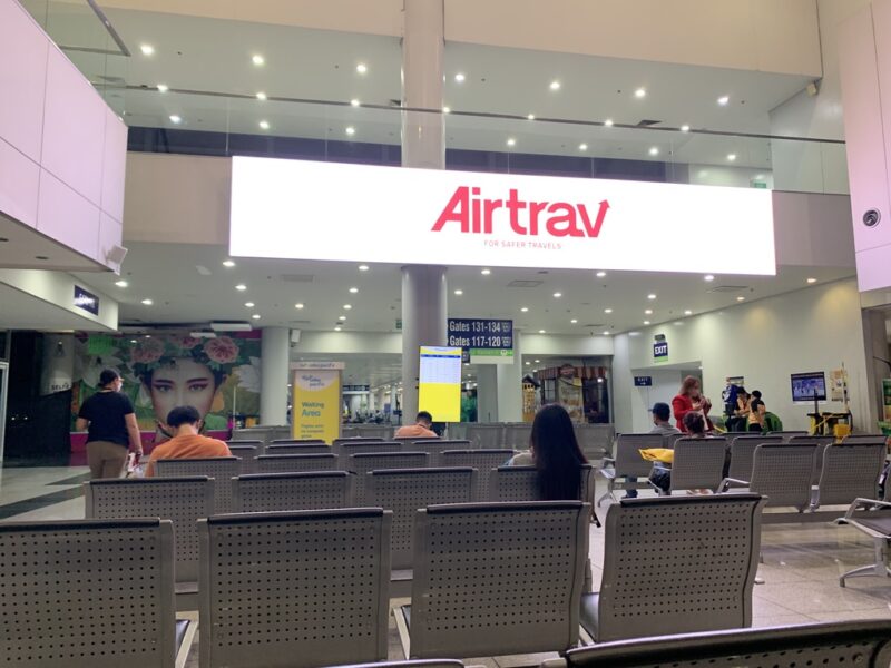 Waiting at the NAIA Terminal 3 Waiting Area