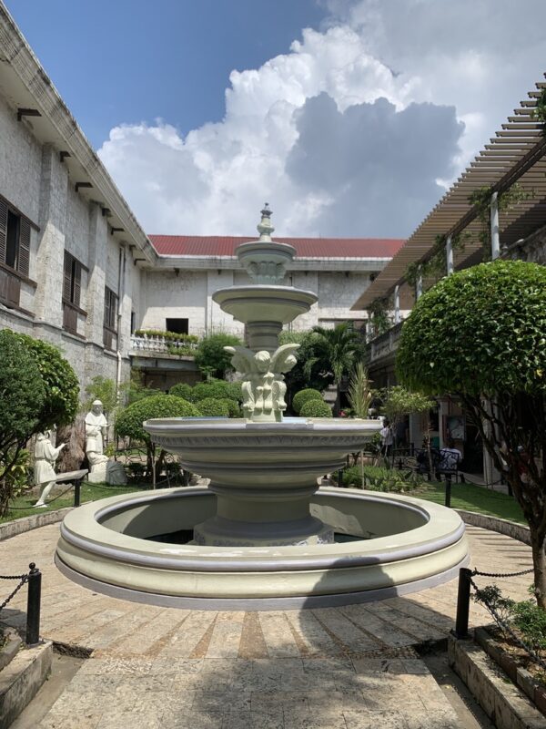 Courtyard of the Basilica in Cebu