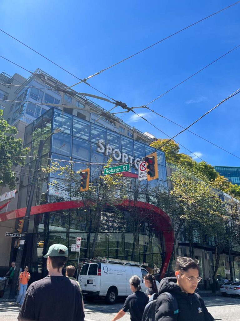 Robson Street Downtown Vancouver