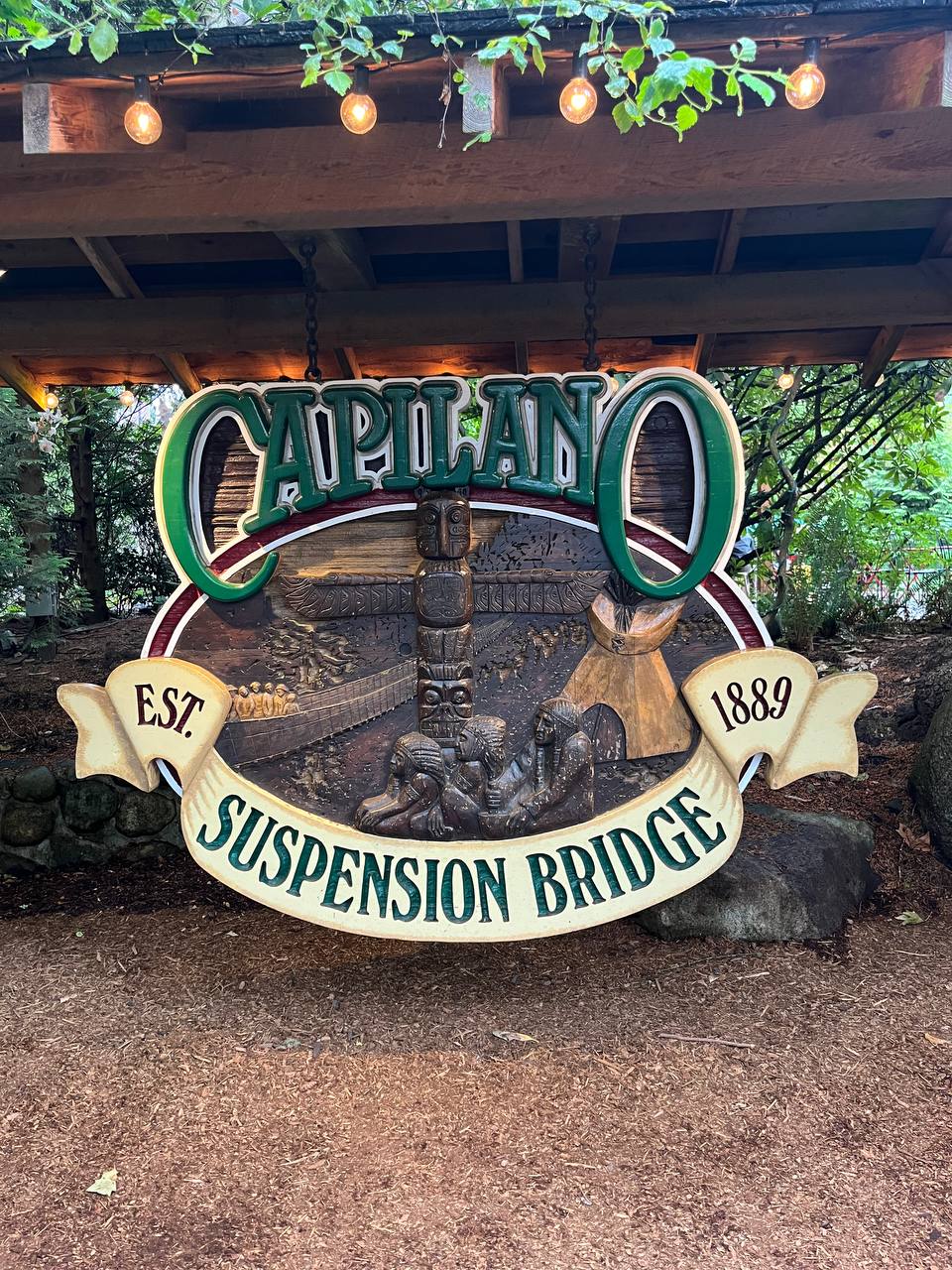 Capilano Suspension Bridge Sign