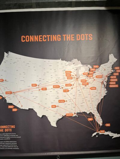 Mob Museum map