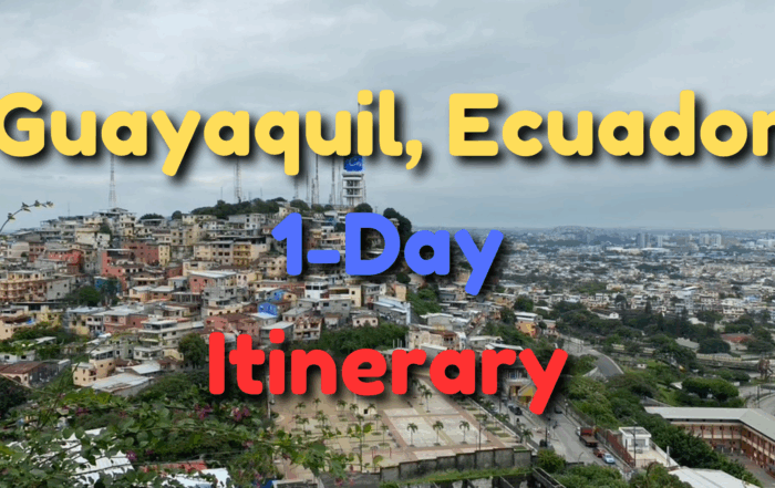 Guayaquil Itinerary Cover